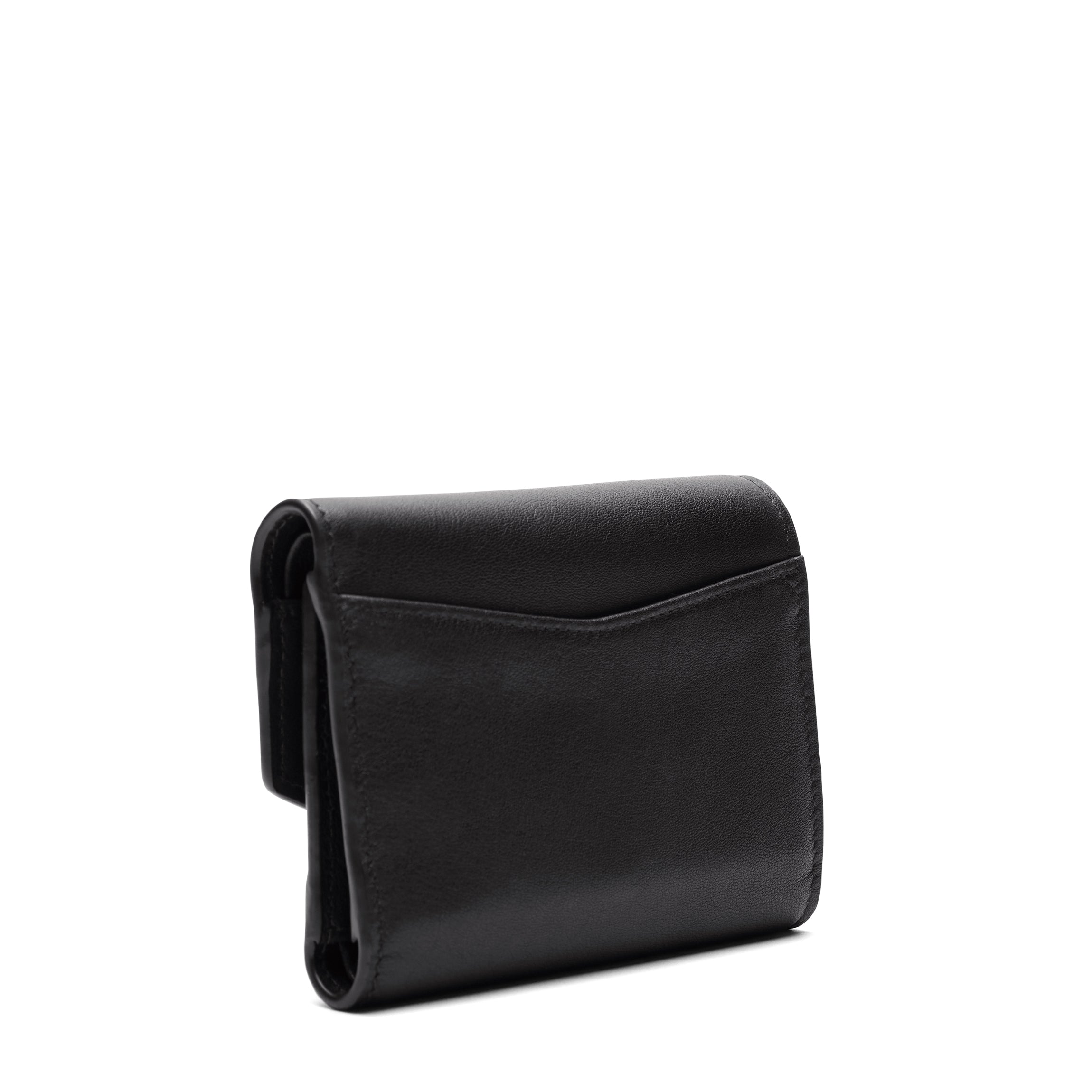 Haven Trifold Wallet for Men - Slim RFID Blocking Leather Wallet with ID Window - Black Onyx Color - Perfect for Travel, Business & Everyday Use