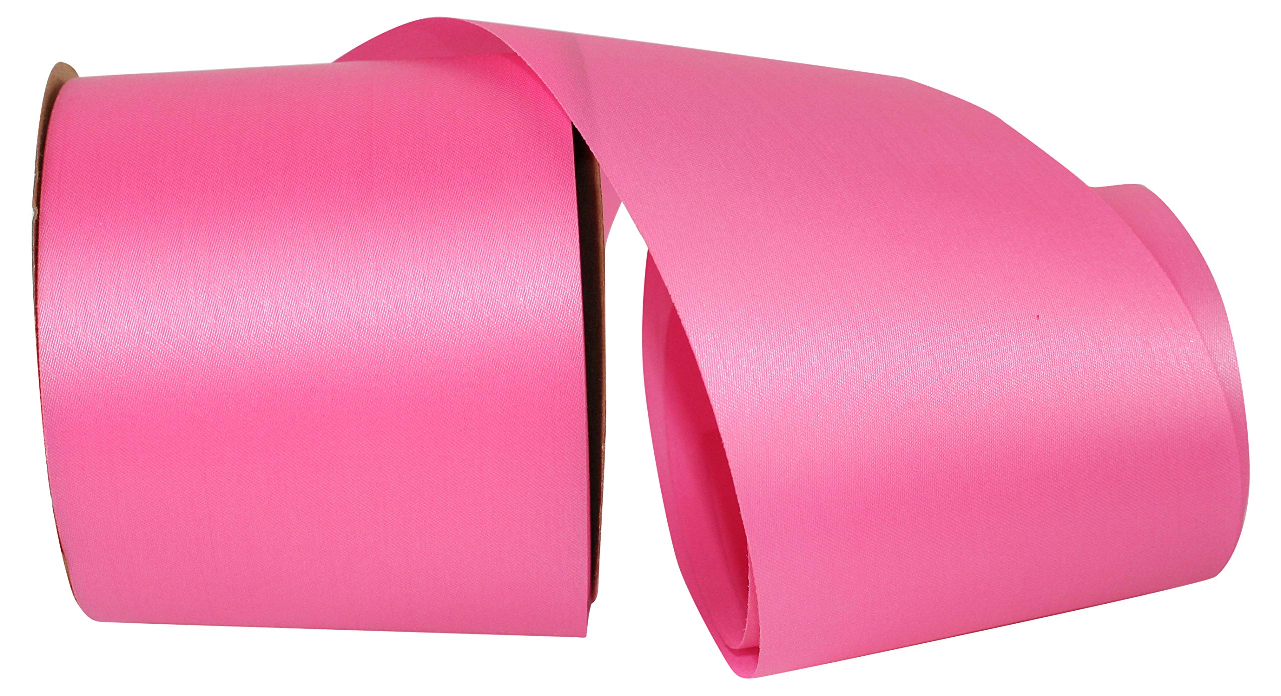 Reliant 4 Inch x 50 Yards Aqua Satin Ribbon - Premium Azalea Color Ribbon for Gift Wrapping, Wedding Decorations & Craft Projects