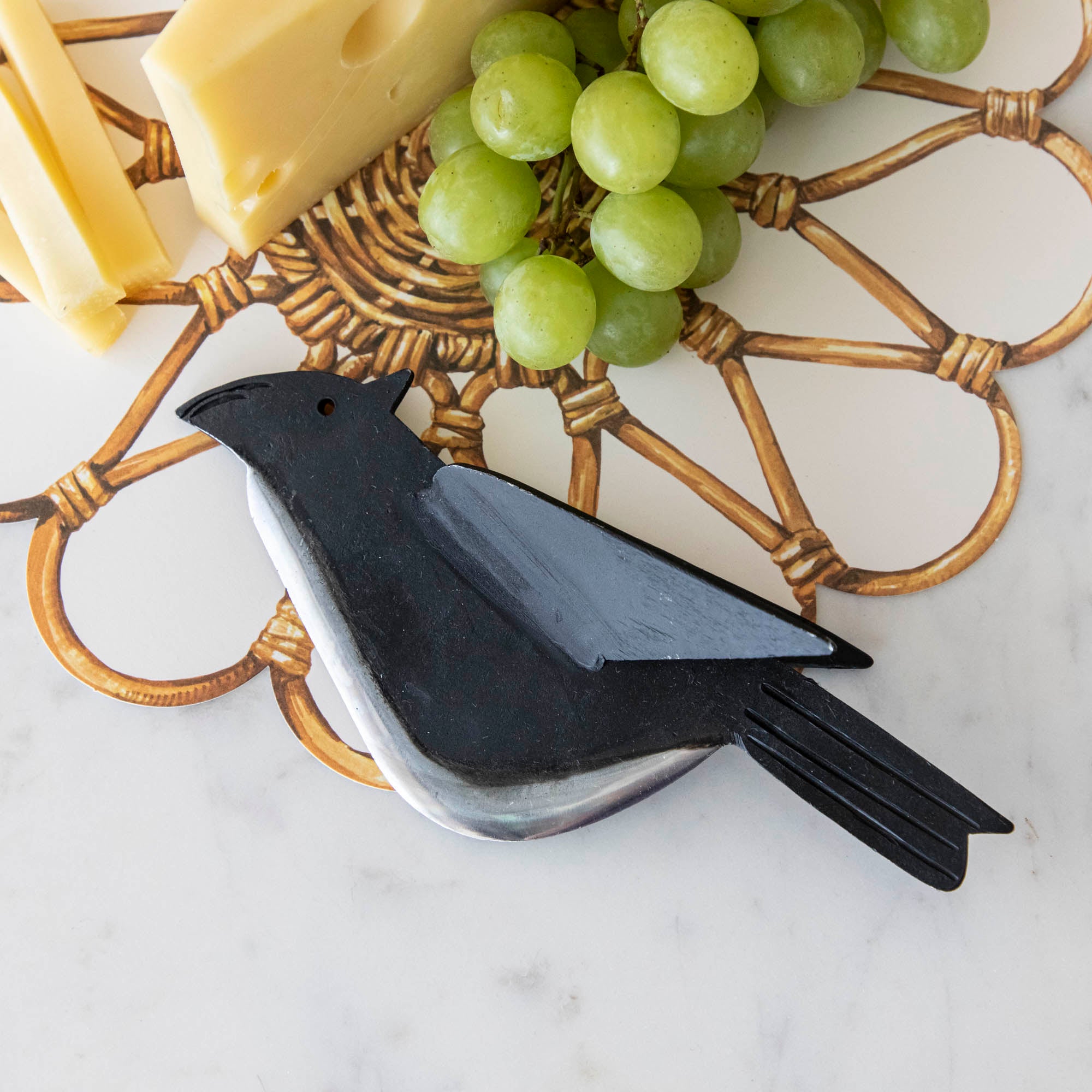 Premium Forged Iron Cardinal Cheese Knife Set of 2 - Stainless Steel Cheese Slicer for Hard Cheeses - Perfect for Charcuterie Boards, Wine Pairings & Gourmet Entertaining