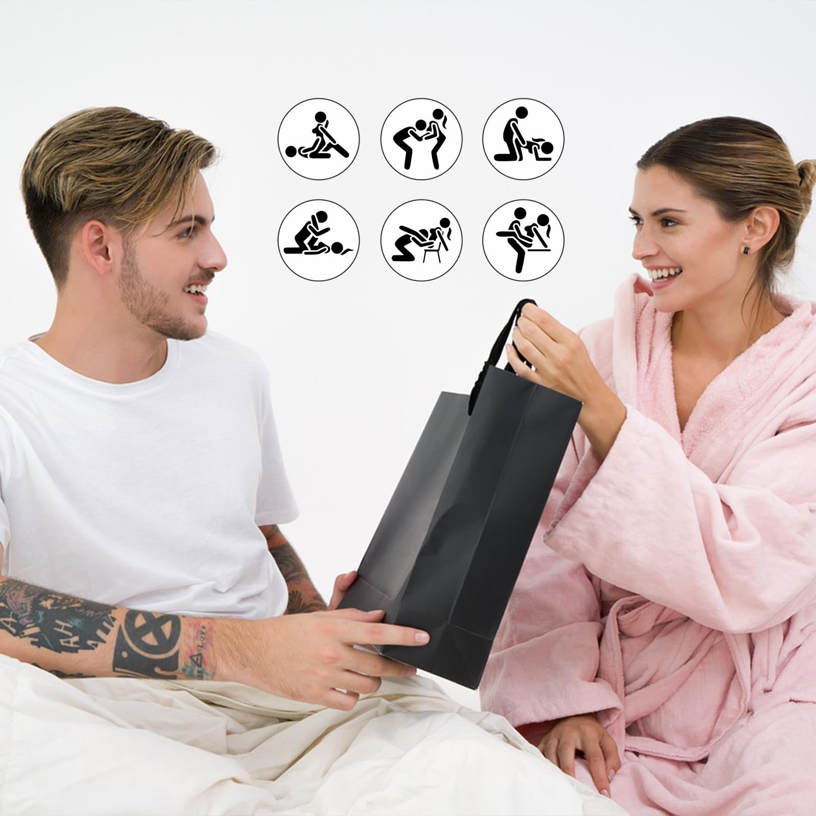 VANLOVEMAC Valentine's Day Couples Gift Set - Romantic Decision Dice for Date Night, Anniversary & Funny Gifts for Him Her - Perfect for Couples Game Night & Relationship Building