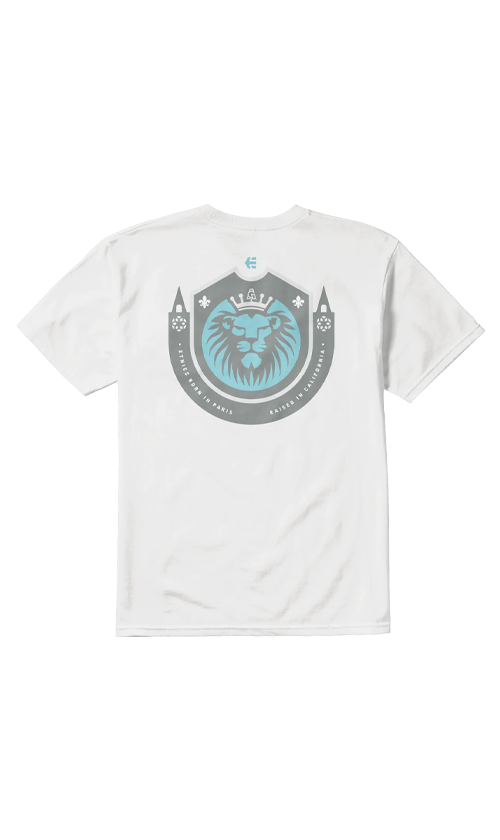 Etnies Aurelien Giraud Men's T-Shirt - White/Powder | Skateboarding & Streetwear Fashion | Casual Wear & Urban Style