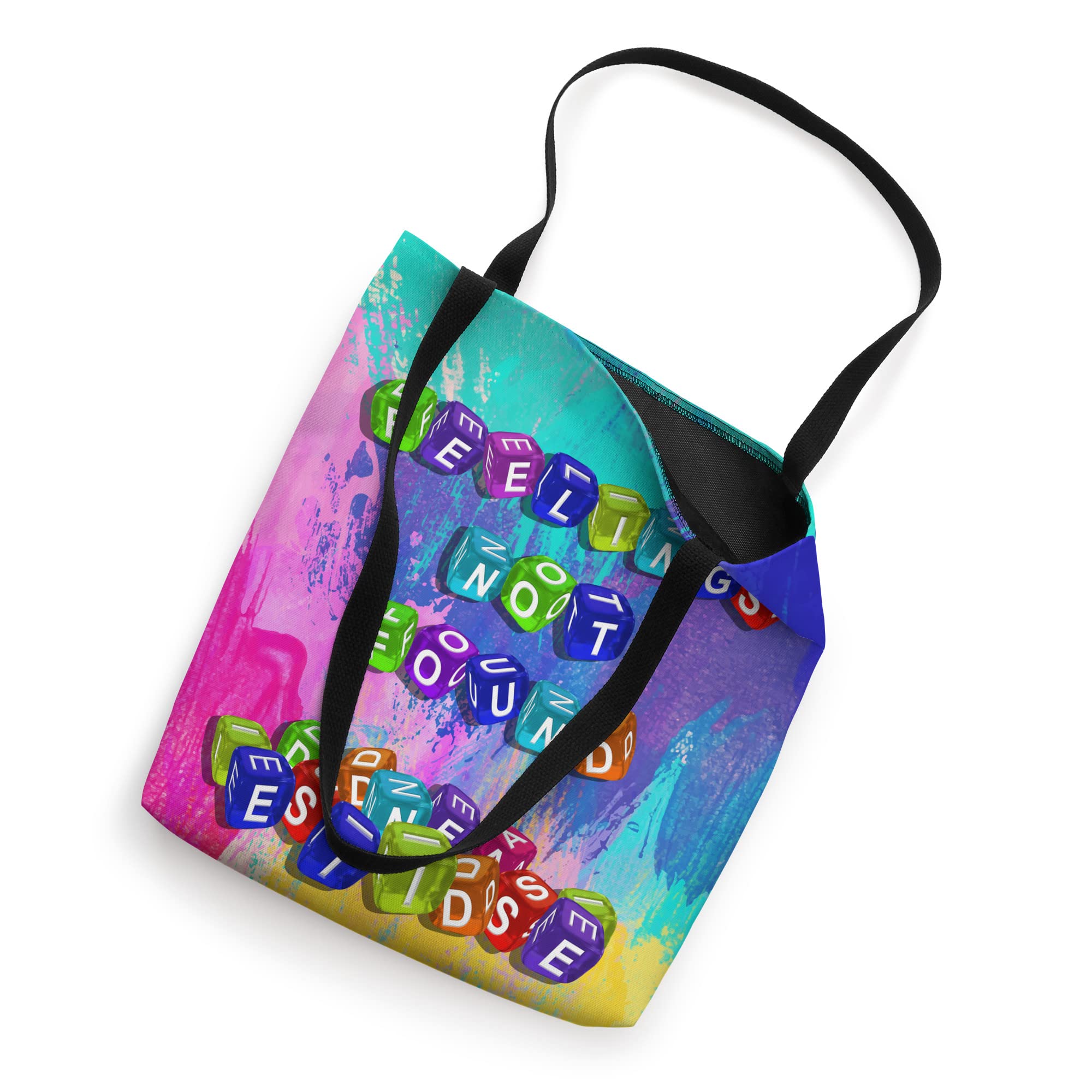 Kidcore Aesthetic Feelings Tote Bag for School & Travel