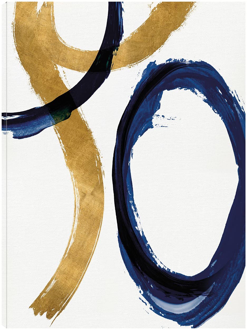 Belle Maison Perplexed Fine Art Canvas Wall Decor - 42x56 Inches Ready to Hang Painting for Living Room, Bedroom, Office & More - Modern Abstract Artwork for Home & Commercial Spaces