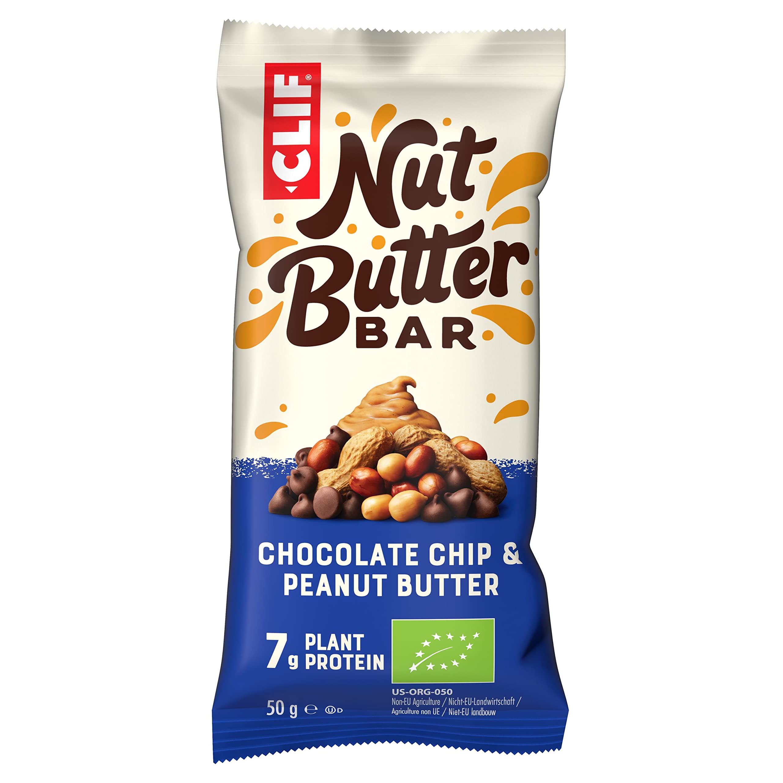 CLIF Bar Nut Butter Energy Bars - Variety Pack (12 x 1.76oz) | Organic Protein Snacks for Hiking, Camping & Workout | Gluten-Free Vegan Energy Bars for Active Lifestyles