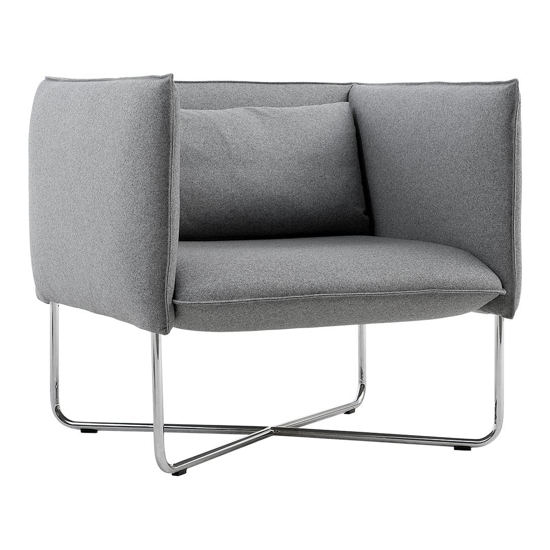 Busk Hertzog Groove Chair - Modern Lounge Chairs with Softline Comfort for Living Room, Patio & Office Relaxation