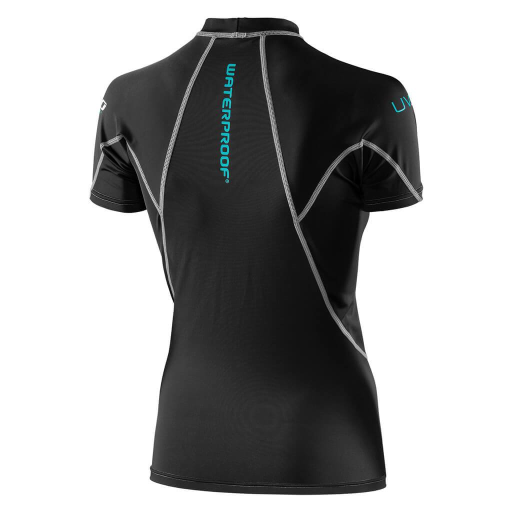 Waterproof R30 Rash Guard Short Sleeve Women's UPF 50+ Sun Protection - Surfing, Swimming, Yoga & Outdoor Activities