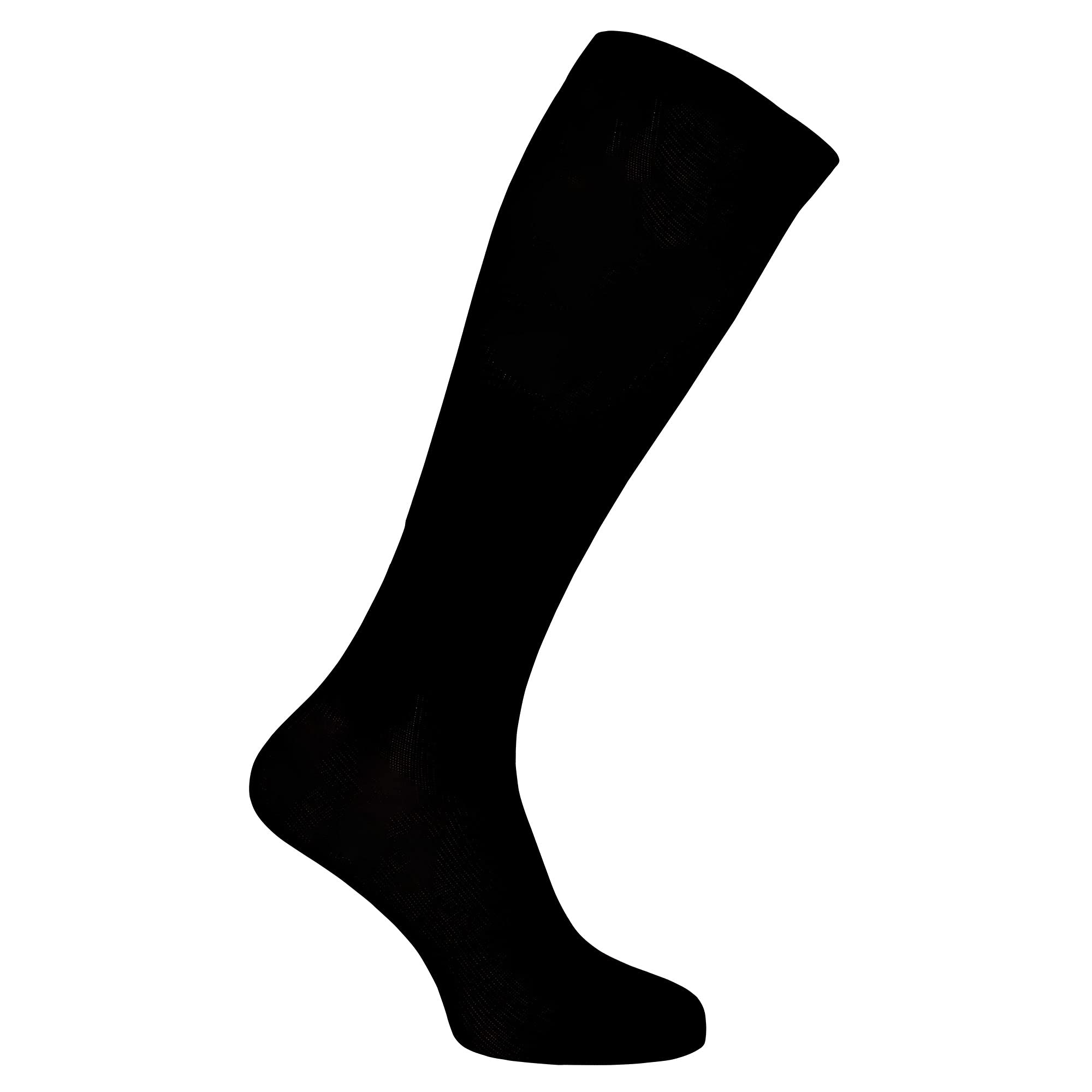 Unisex Compression Socks (1 Pair) - S/M Size - Black - Improve Circulation & Reduce Swelling for Travel, Sports & Work