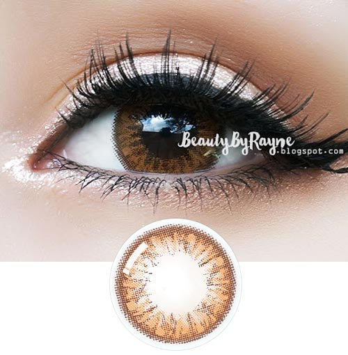 Brown Colored Contact Lenses for Halloween & Cosplay - Bunny Color Prescription (2Pcs, 6 Months Wear) | Perfect for Costume Parties, Anime Conventions & Special Events