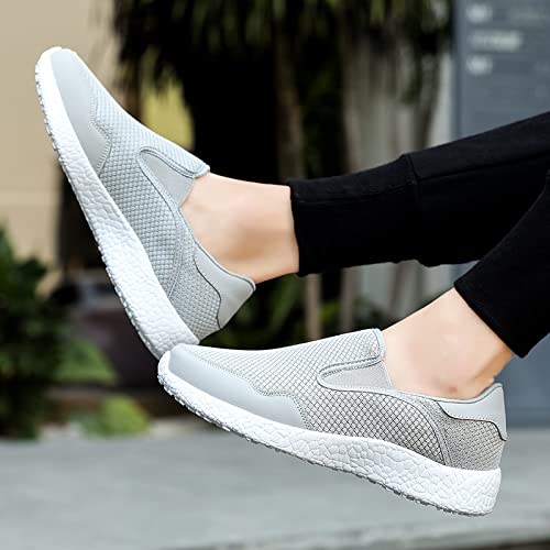 **Eliogn Men's Walking Shoes - Breathable Mesh Slip-On Sneakers for Running, Casual & Outdoor | Comfortable Loafers for Walking, Sports & Fashion**    **Use Cases:** Perfect for daily walks, gym workouts, casual outings, and travel.