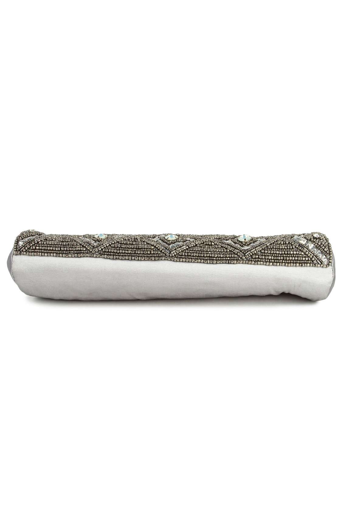 Emily Gray & Silver Brass Frame Evening Bag - Elegant Clutch for Women, Perfect for Parties, Weddings, and Formal Events