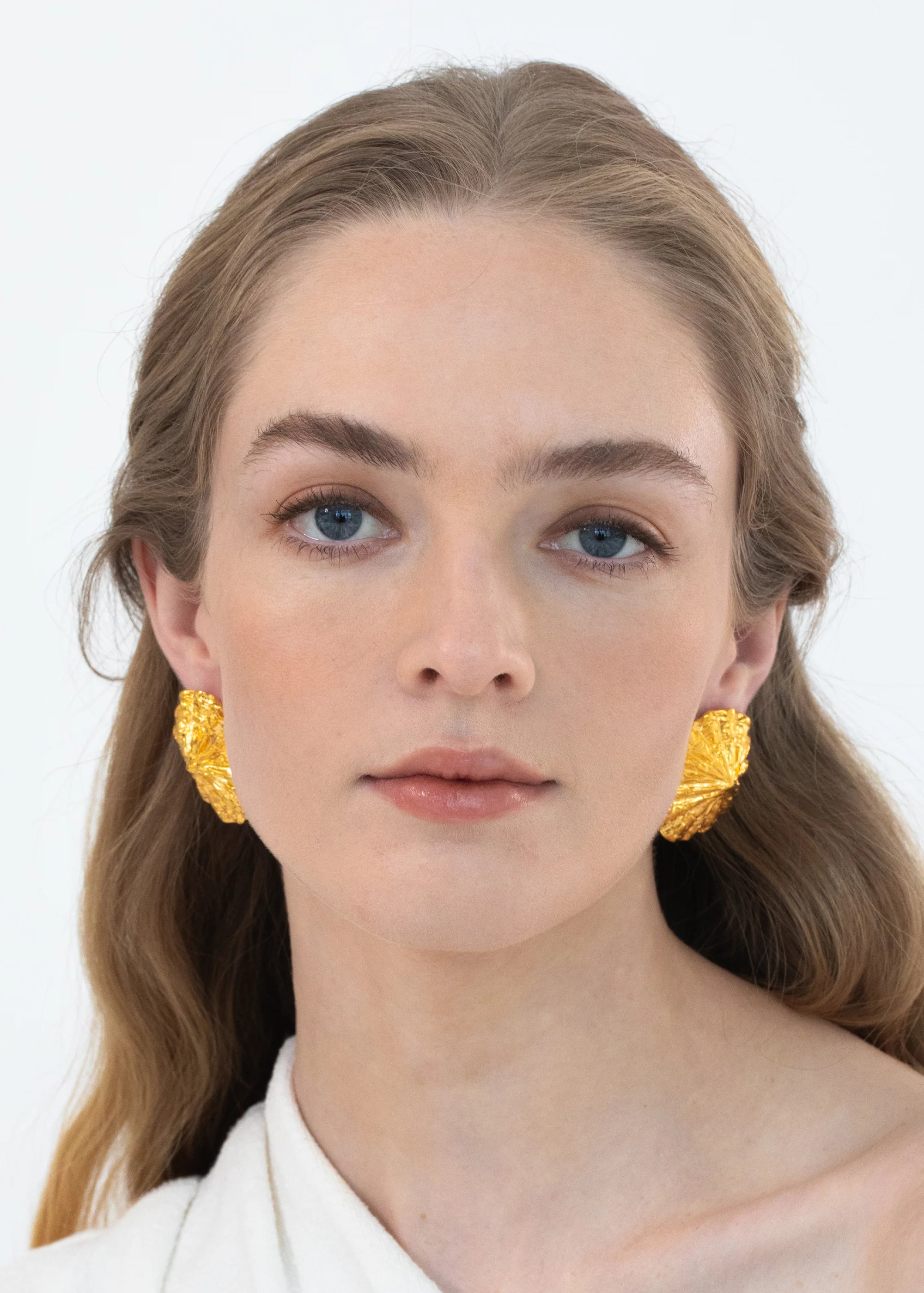 Elegant Gold Limpet Earrings for Women - Perfect for Parties, Weddings & Everyday Wear