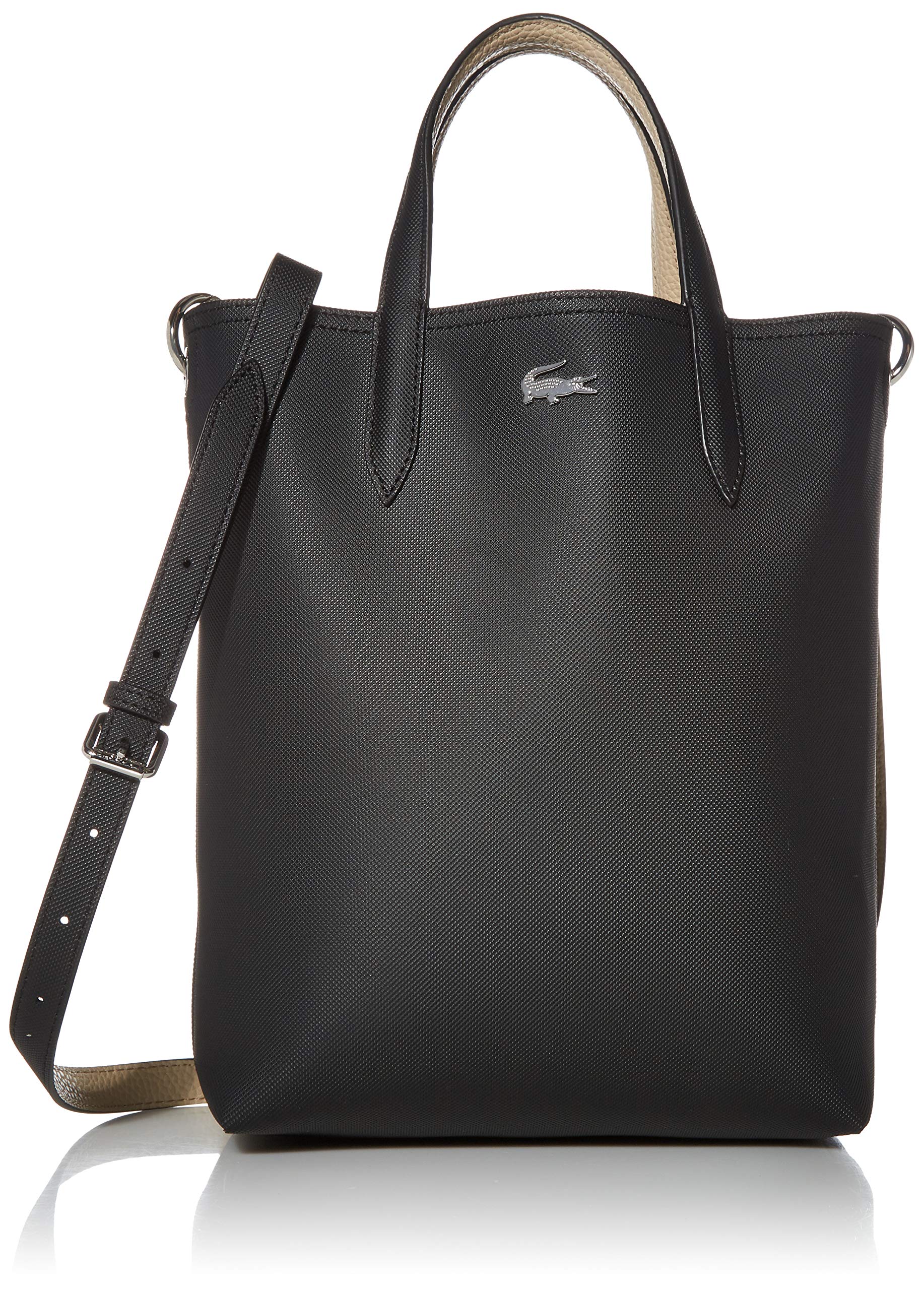 Lacoste Anna Vertical Shopping Tote Bag for Women - Stylish Designer Handbag for Work, Travel & Everyday Use