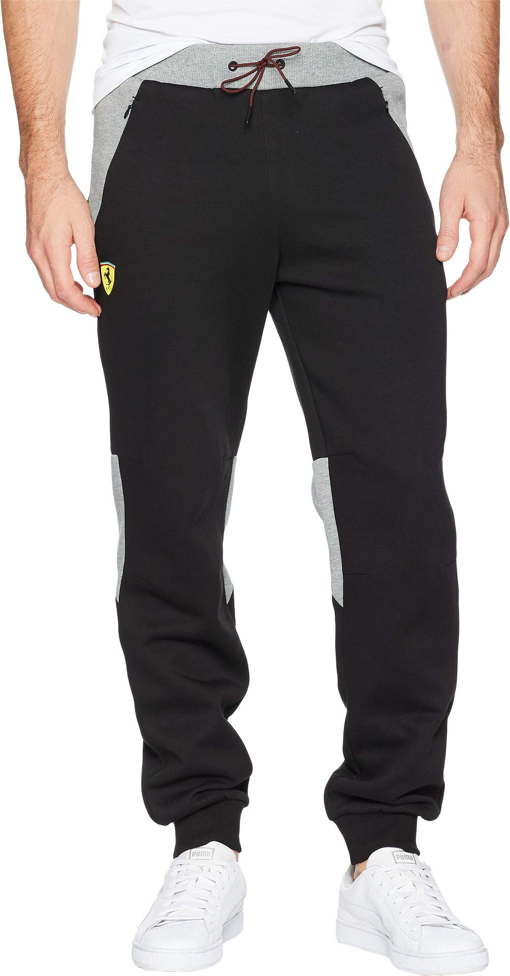 PUMA Men's Scuderia Ferrari Sweatpants - Athletic Joggers, Comfortable Training Pants for Running, Gym & Casual Wear - Official Ferrari Racing Collection