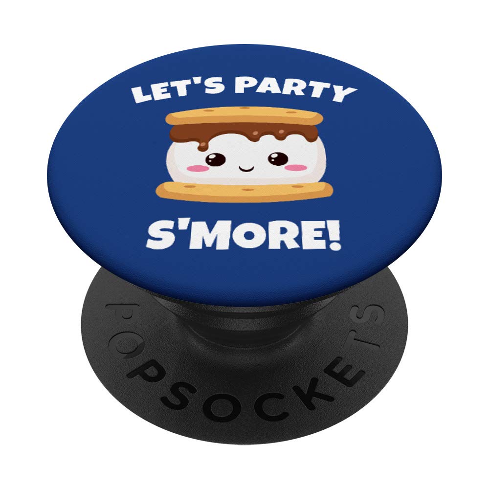 Blue PopSockets Grip and Stand for Phones & Tablets - Perfect for Camping, S'mores, Toasting Marshmallows, Gifts & Outdoor Adventures