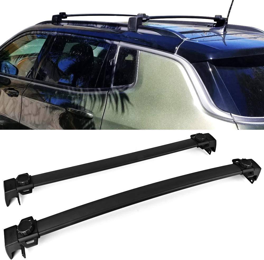 2017-2023 Jeep Compass Aluminum Roof Rack Cross Bars - OE Style Replacement for Cargo Carrier - Perfect for Camping, Road Trips & Outdoor Adventures