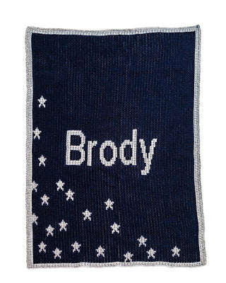 Butterscotch Blankees - Metallic Sprinkled Stars Stroller Blanket for Babies | Soft & Cozy Baby Blanket for Strollers, Car Seats & Nursery | Perfect for Newborns, Infants & Toddlers