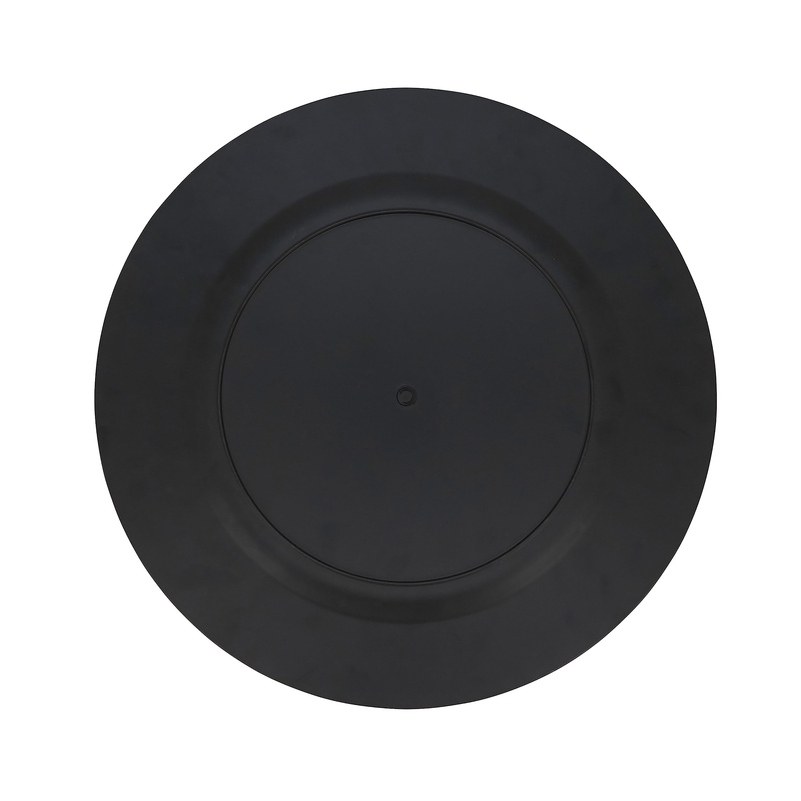 Premium SARO LIFESTYLE Classic Design Charger Plates - Set of 4 Elegant Decorative Dinner Plates for Formal Dining, Weddings & Holiday Tablescapes