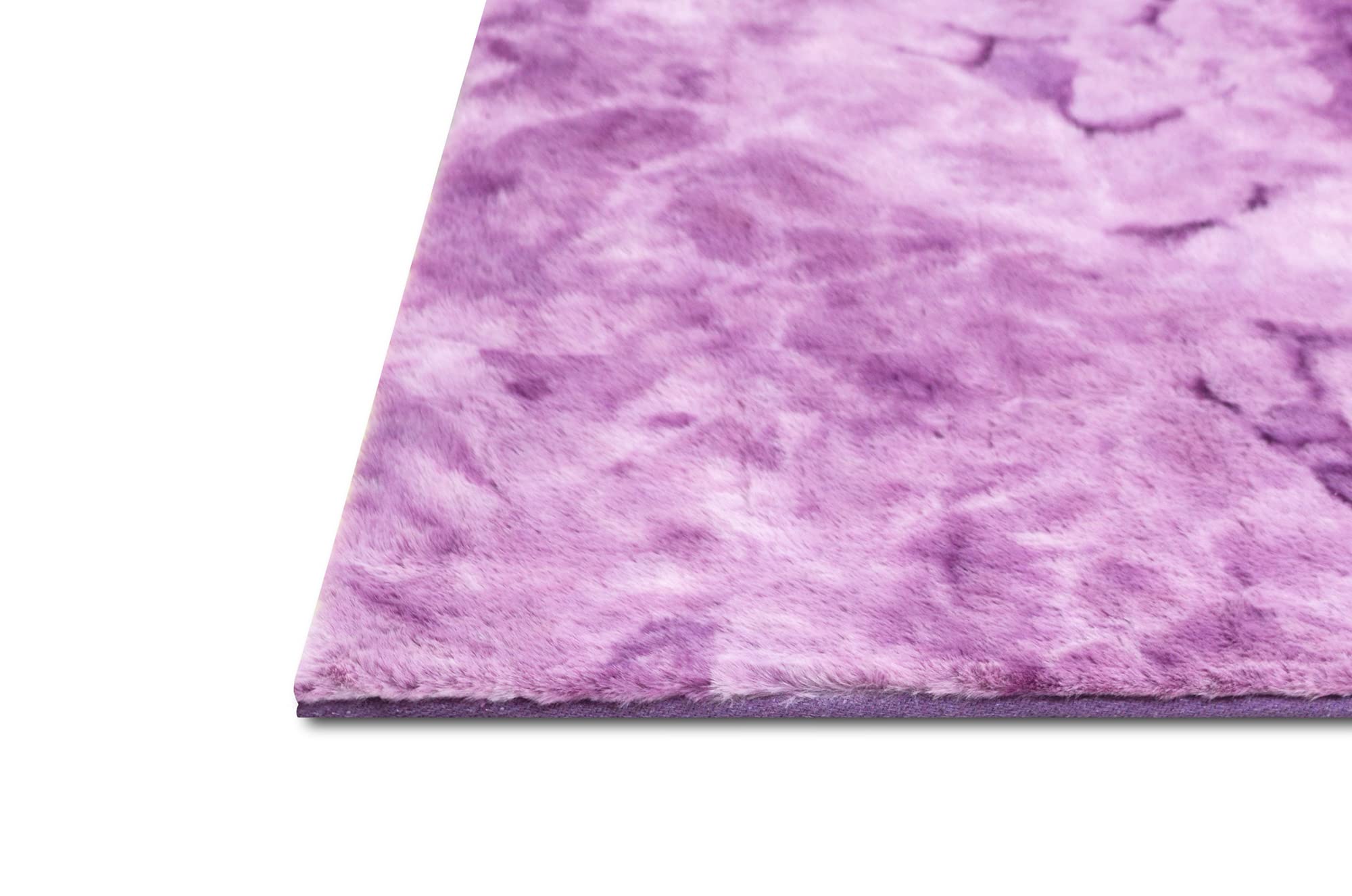 Luxury Faux Fur Shaggy Area Rug - Soft Plush Non-Slip Carpet for Living Room, Nursery & Kids Room - Modern Home Decor Floor Mat (7'x10', Purple) - Perfect for Cozy Bedrooms, Play Areas & Stylish Interior Design