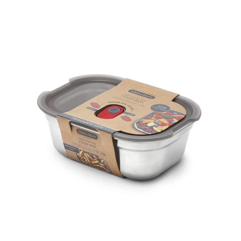 Black + Blum Stainless Steel Food Storage Container - Small | Bento Lunch Box for Office, School & Travel | Airtight & Leak-Proof
