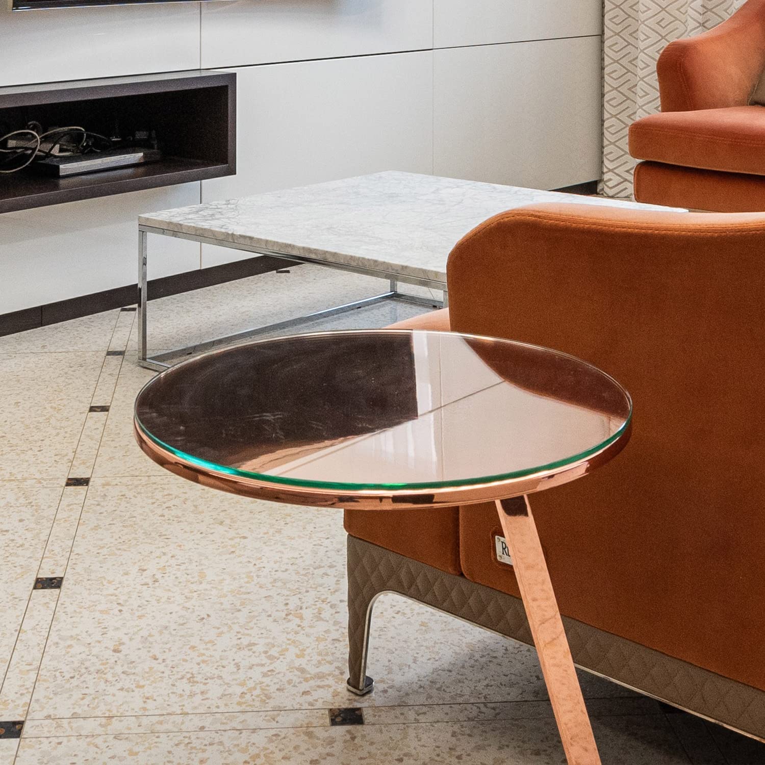 Tempered Clear Round Glass Table Top 18