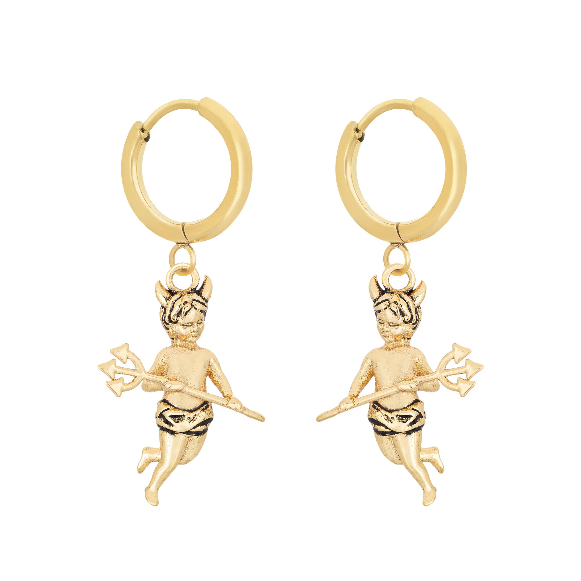 Fallen Angel Earrings - Gothic Winged Drop Dangle Jewelry for Women | Perfect for Halloween, Cosplay, and Dark Fashion Outfits