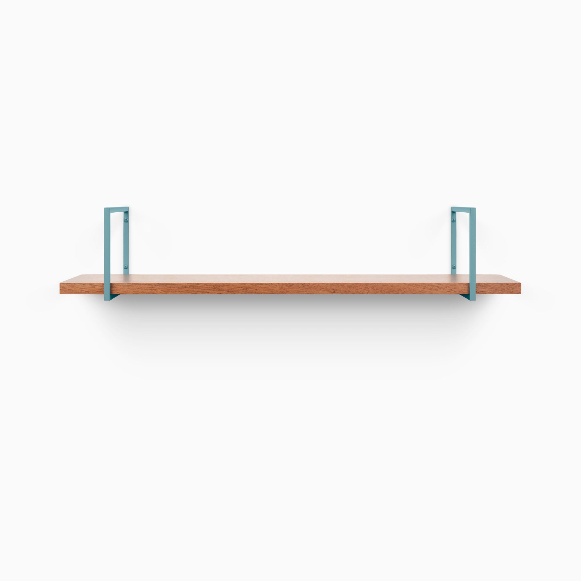 Stylish Bart Mahogany Wall Shelf - Premium Solid Wood Floating Shelf for Living Room, Bedroom & Bathroom Decor