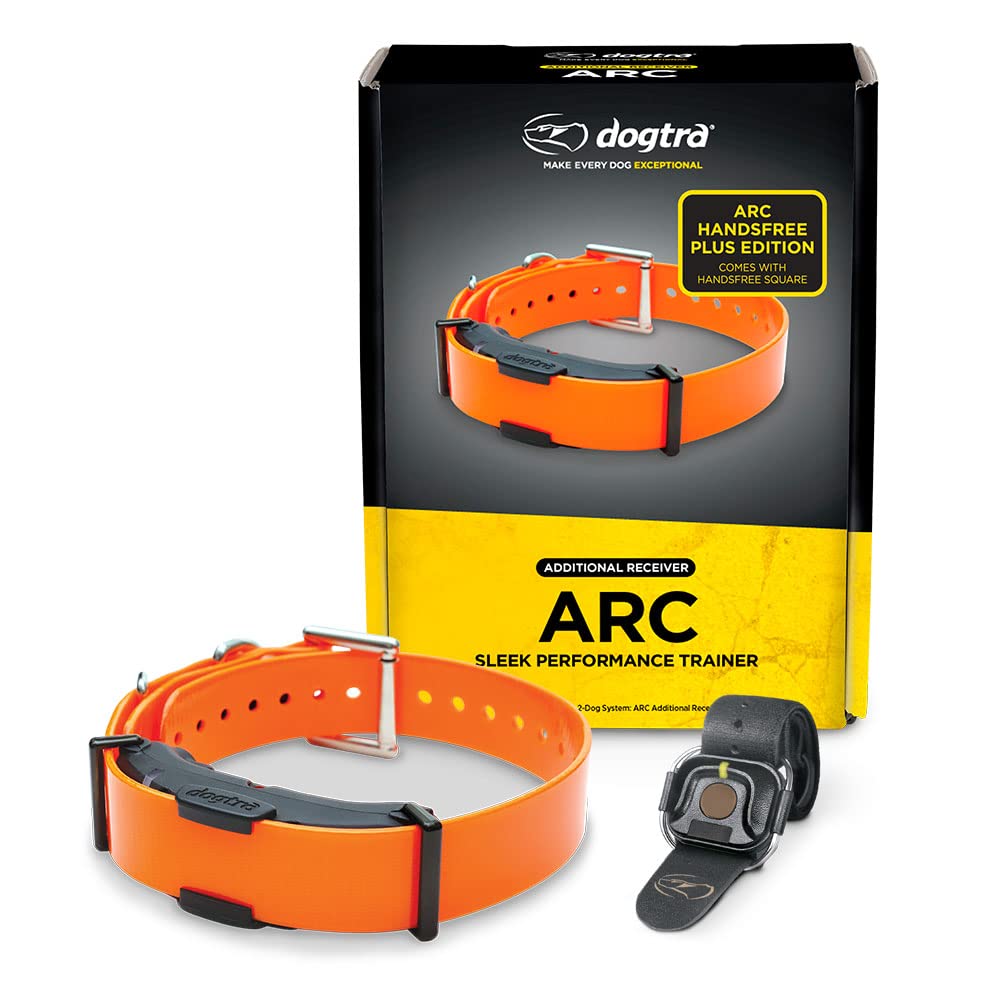 Dogtra ARC HANDSFREE Plus Remote Dog Training Collar with Additional Receiver - Waterproof Rechargeable E-Collar, 3/4-Mile Range for Precise Control - Perfect for Hunting, Obedience Training & Outdoor Adventures