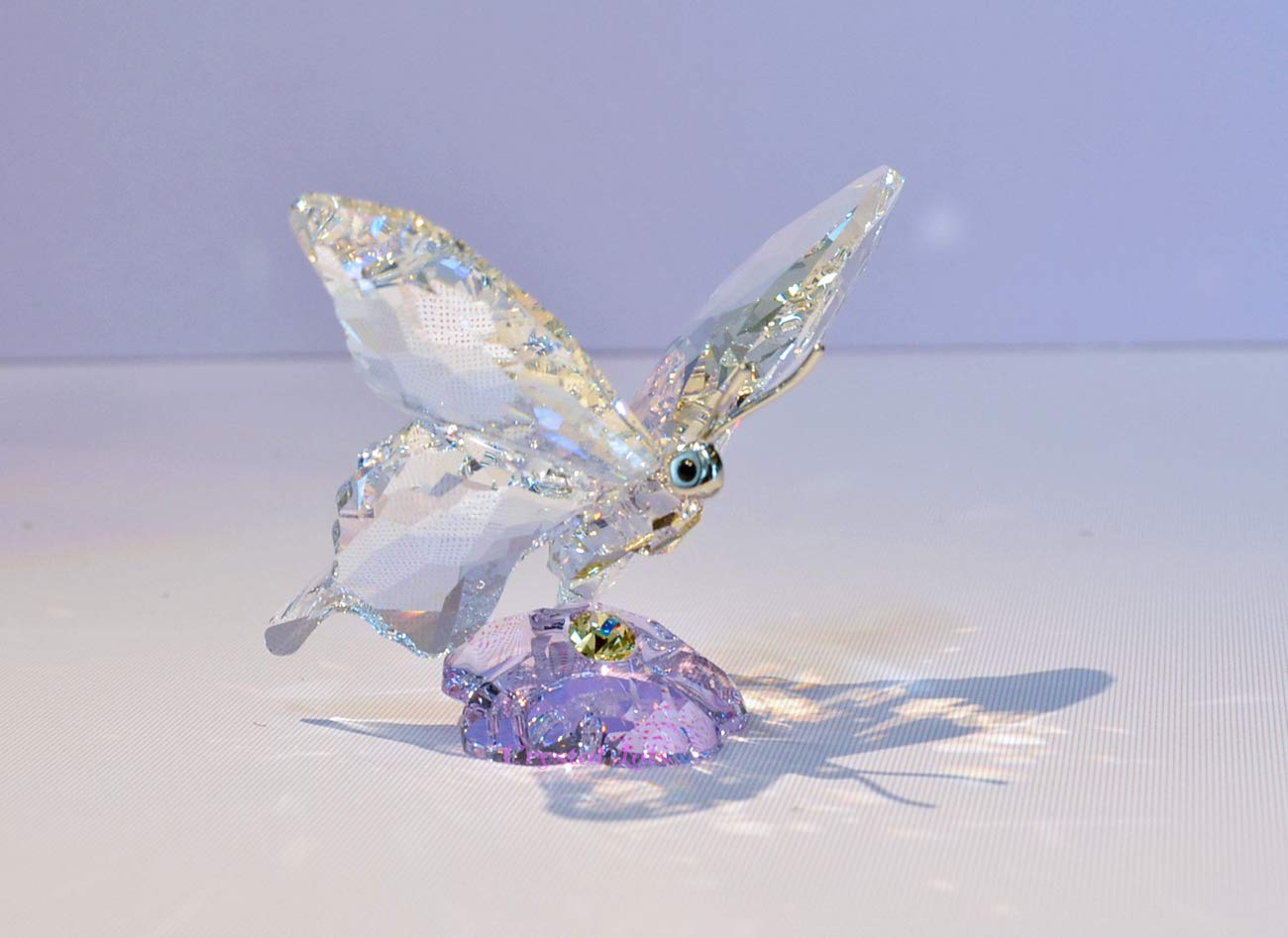 Swarovski Crystal Butterfly Collectible Figurine - Limited Edition 2013 Society Event Piece - Perfect for Display, Gift Giving & Crystal Collections