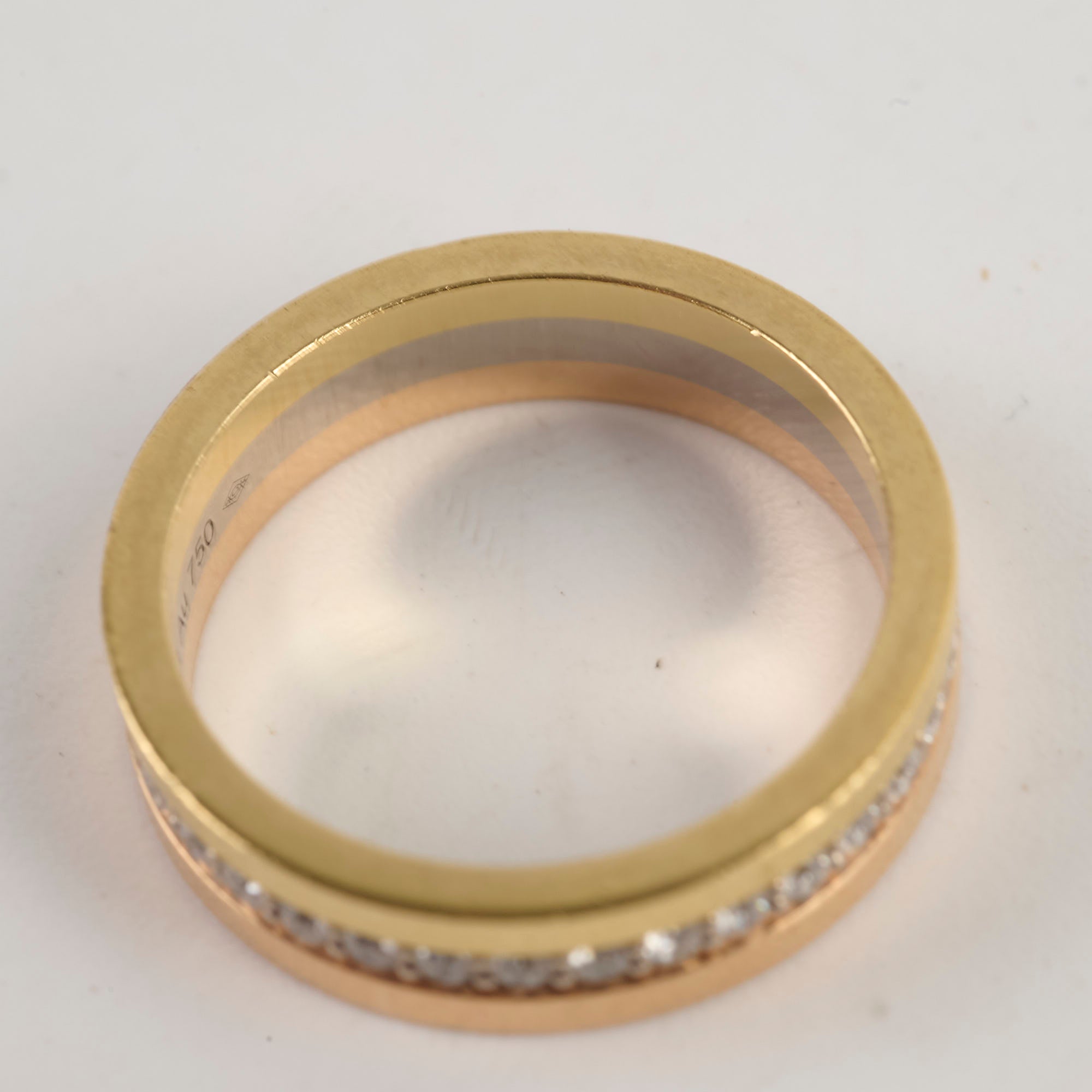Cartier Vendome LC 4.8mm Diamond Wedding Band Ring - Size 52 (US 6) - Luxury Bridal Jewelry for Engagement & Anniversary Gifts