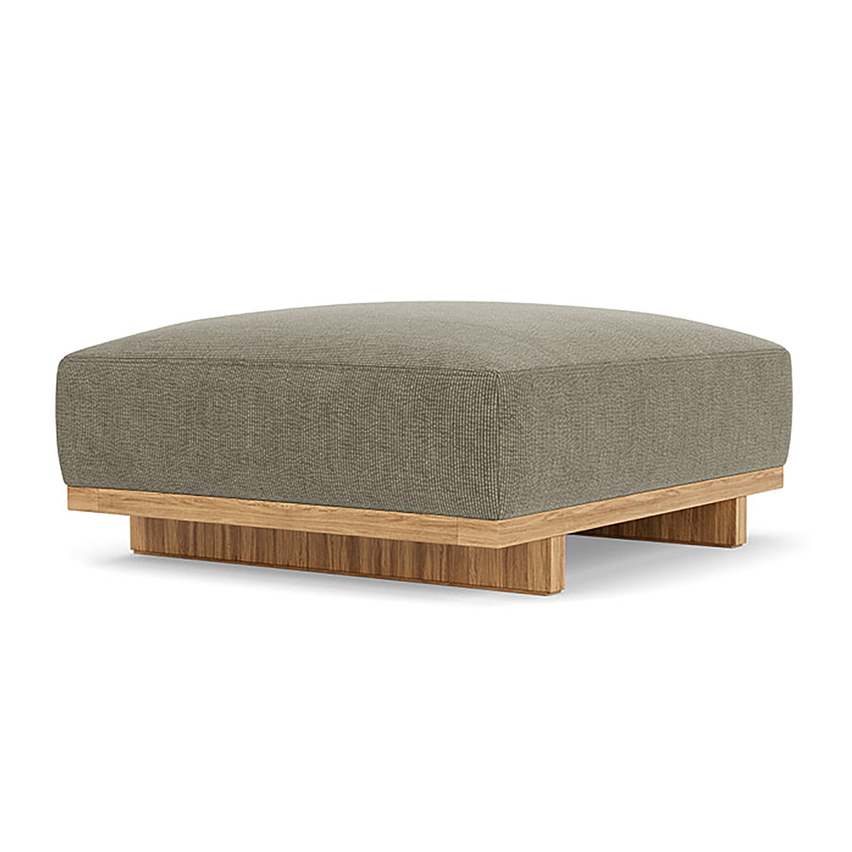 Aya Velvet Ottoman Stool with Storage - Solid Oak Wood, Soft Velvet Upholstery, Round Footrest for Living Room, Bedroom & Office - Perfect for Extra Seating & Stylish Home Decor