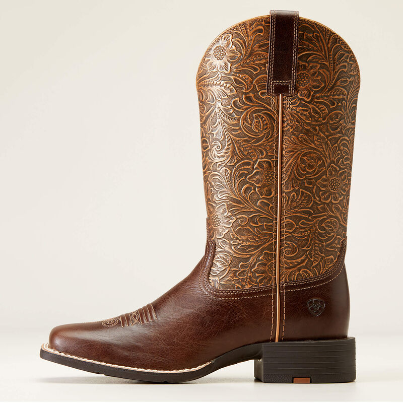 Best Round Up Wide Square Toe Western Boots for Men & Women – Comfortable Cowboy Boots for Riding, Dancing & Country Fashion