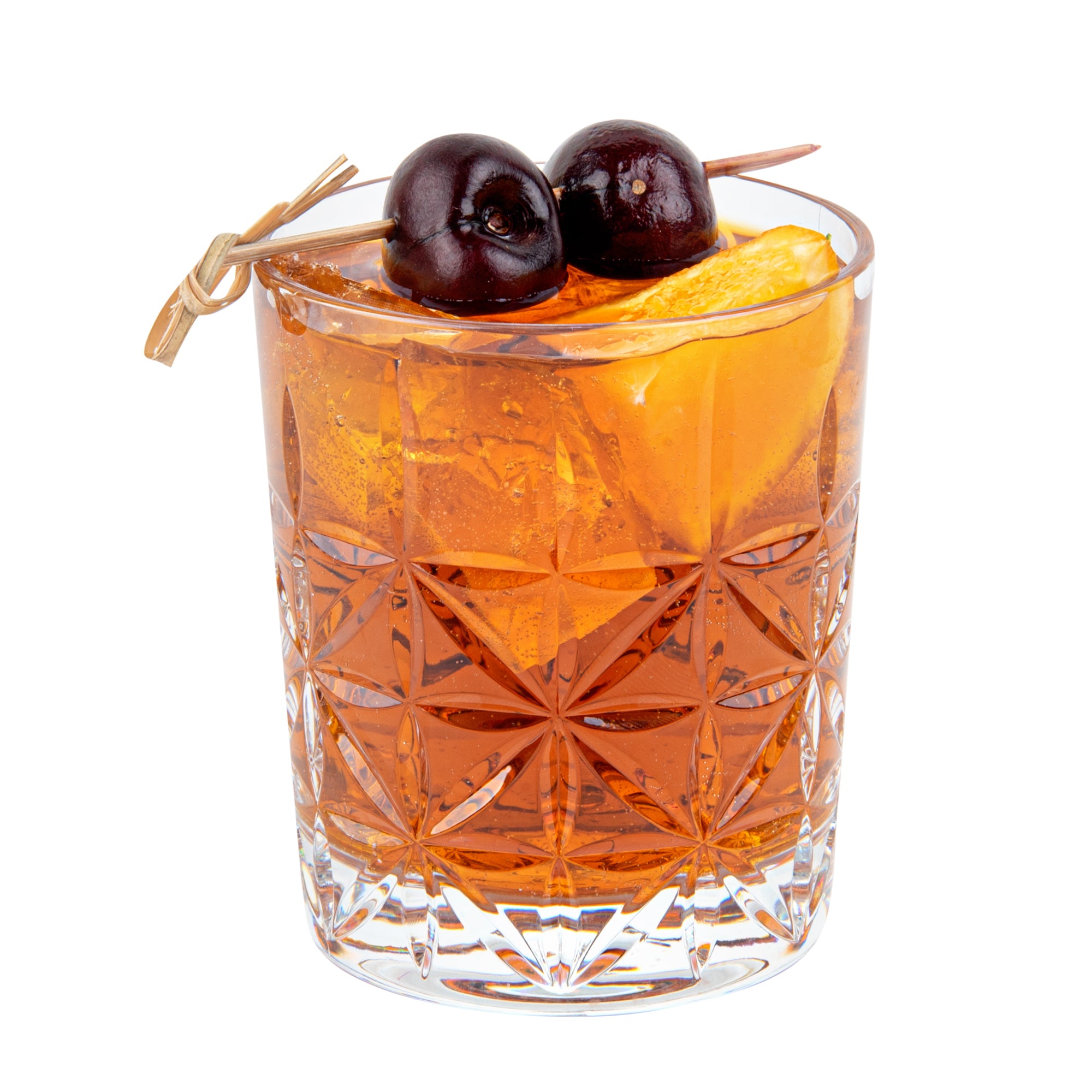 Bev Tek 10 oz Polycarbonate Old Fashioned Whiskey Glasses - Cut Crystal Design (3.25