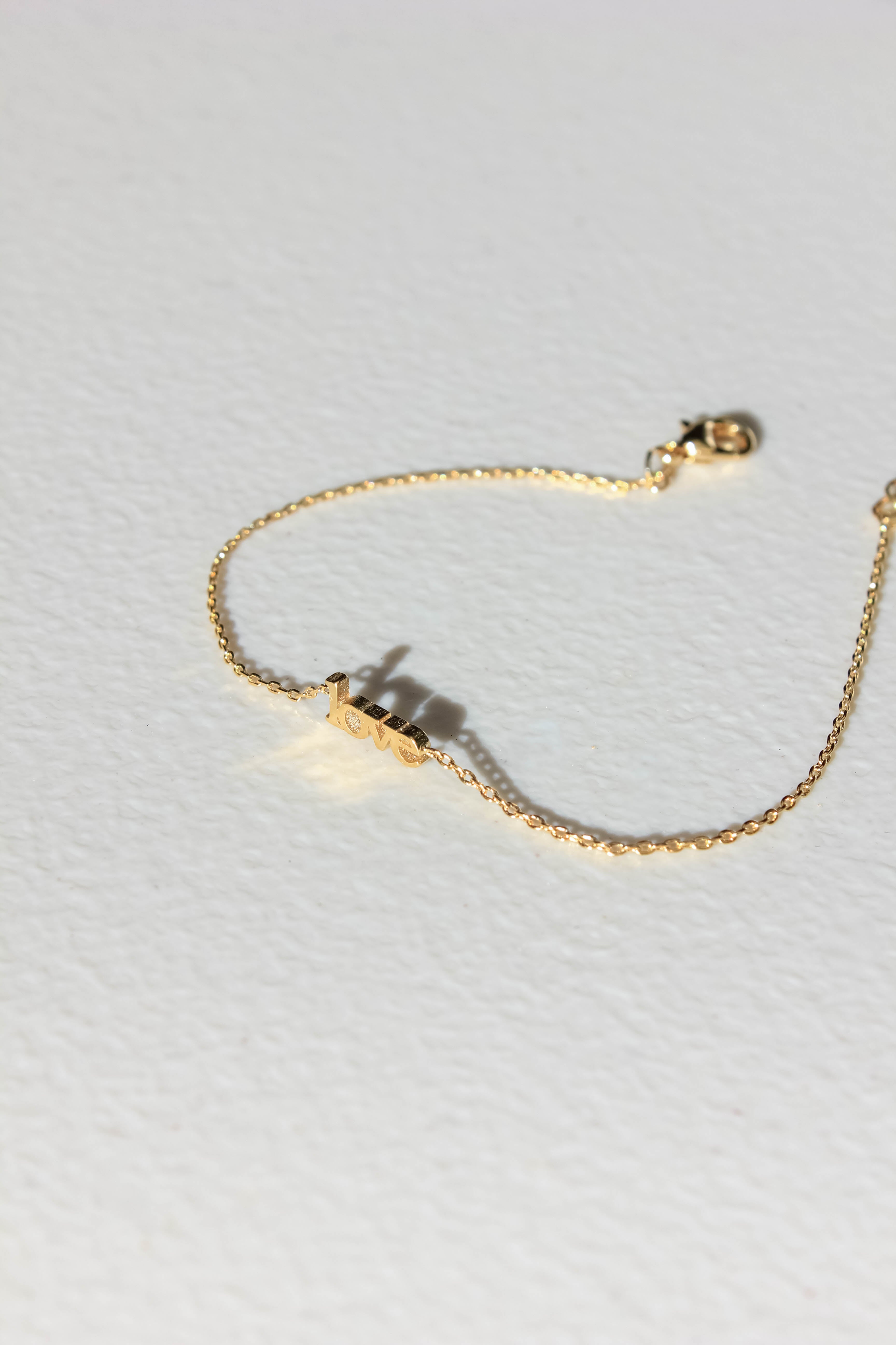 Love Charm Bracelet for Women - Elegant Adjustable Friendship Bracelet Gift for Her - Perfect for Valentine's Day, Anniversary & Everyday Wear