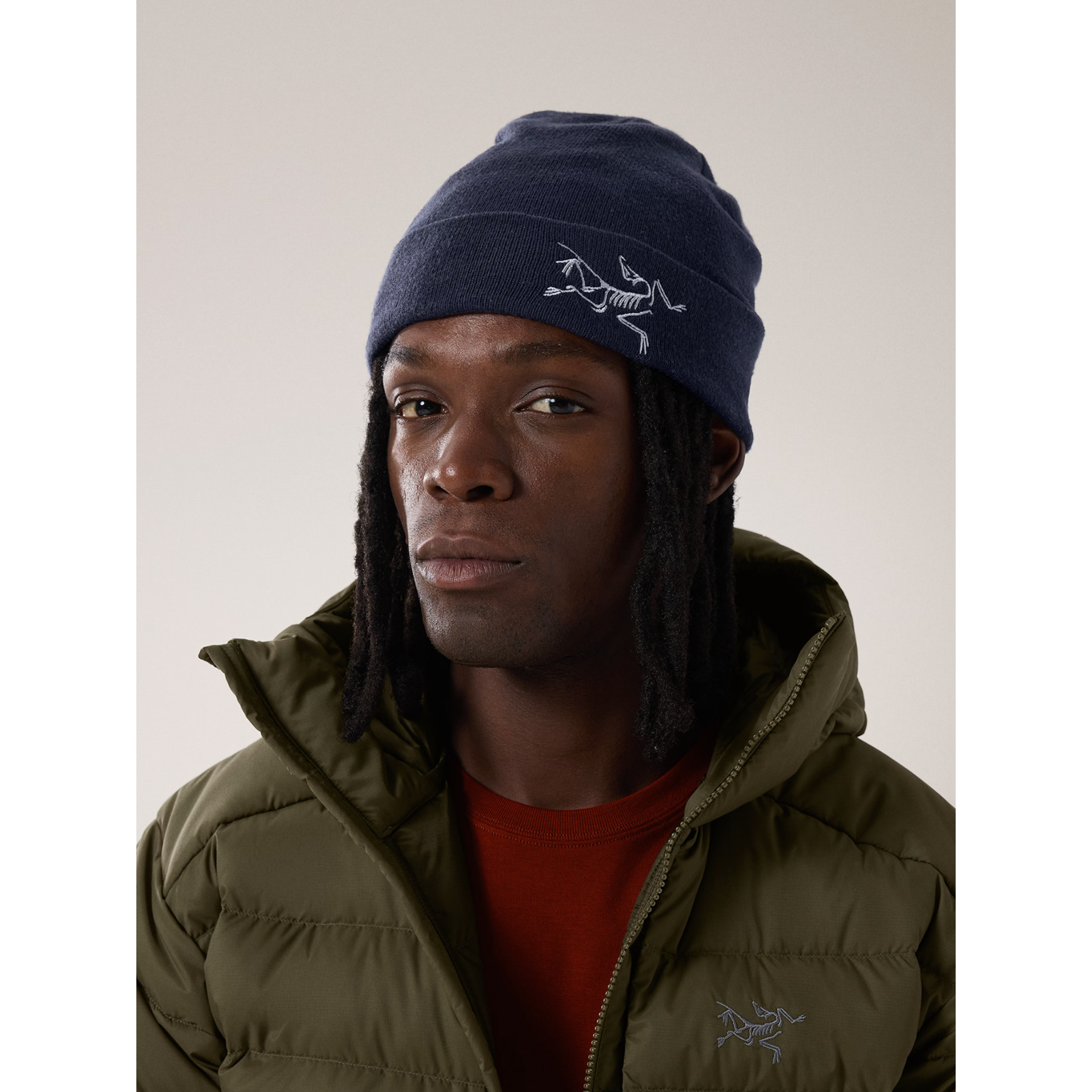 Arc'teryx Embroidered Bird Logo Beanie - Warm Winter Hat for Men & Women - Perfect for Skiing, Hiking & Outdoor Activities