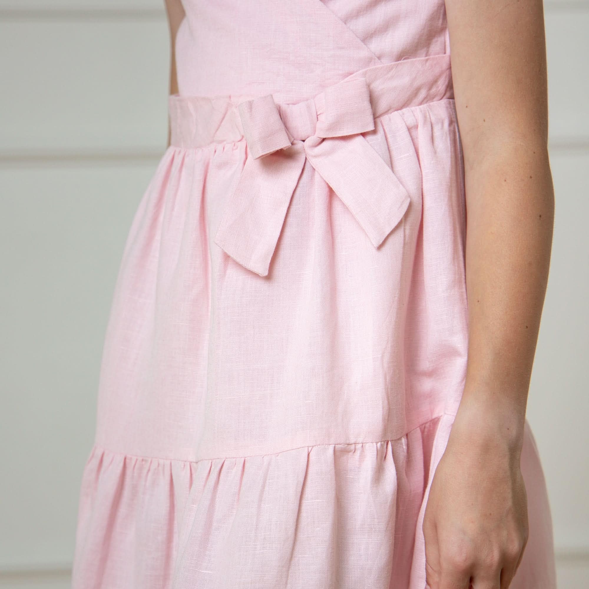 Hope & Henry Girls' Frill Sleeve Woven Dress for Baby & Toddler - Perfect for Birthday Parties, Family Photos & Special Occasions