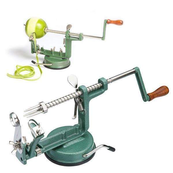 Premium Apple Peeler - Stainless Steel Fruit Corer & Slicer for Effortless Peeling - Perfect for Baking, Canning, and Healthy Snacks