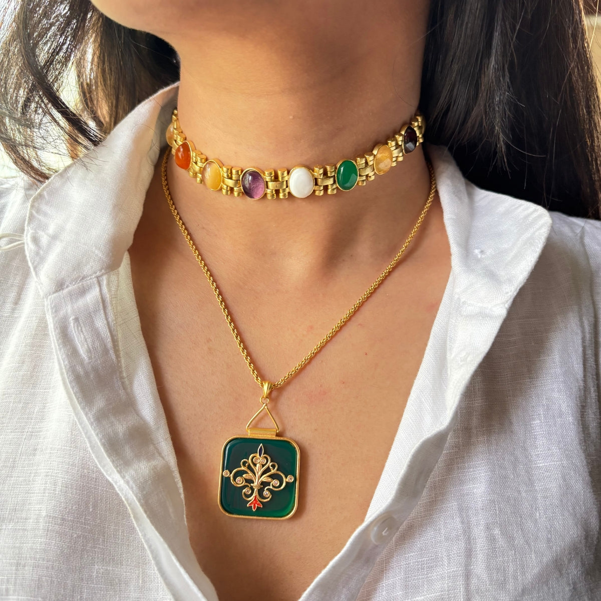 Colorful Layering Necklaces for Women - Trendy Stackable Jewelry for Everyday Wear & Gift Giving