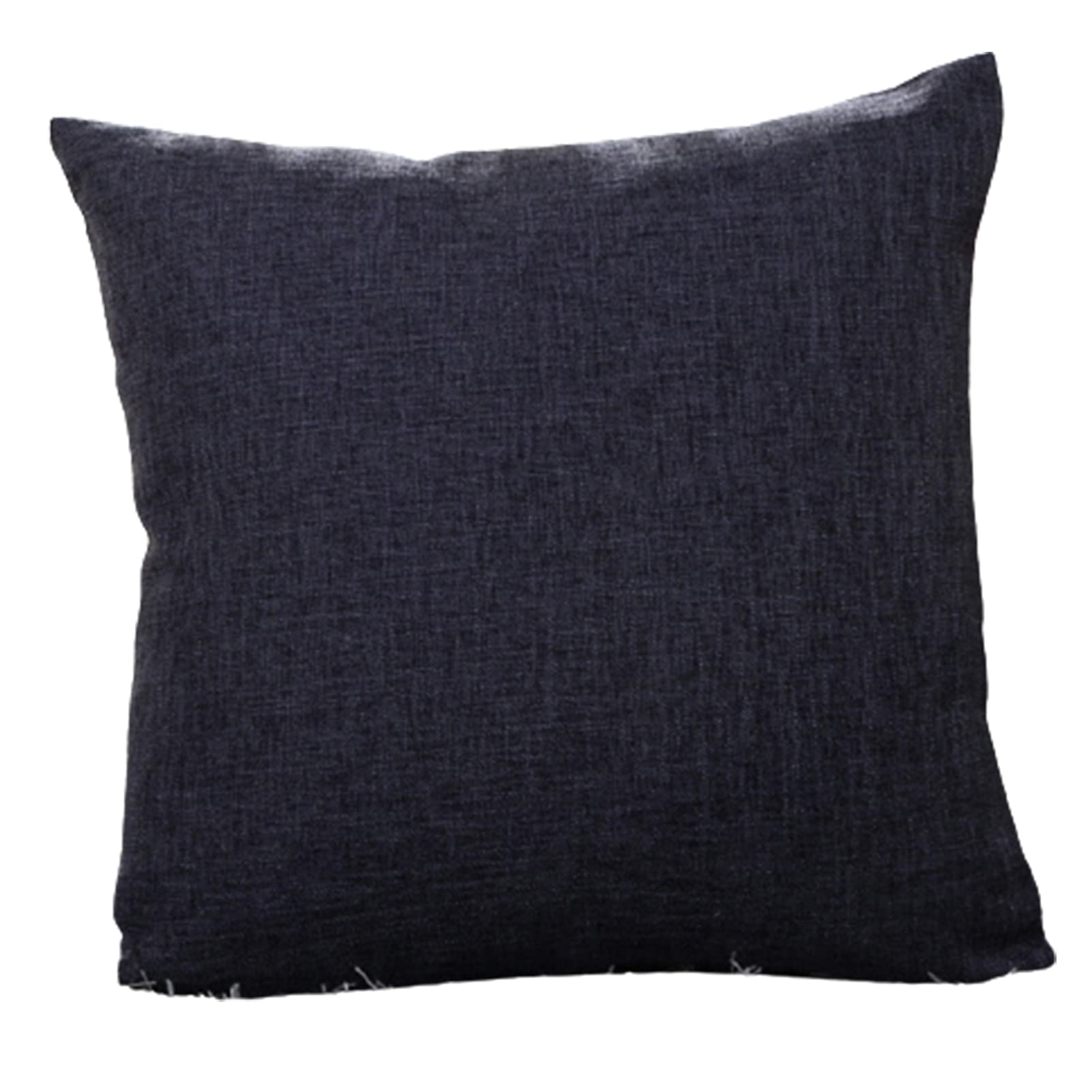 Premium Linen Throw Pillow Cover - Solid Color Square & Rectangular Cushion Case for Sofa, Bed, Car & Home Decor | Soft & Stylish Accent for Living Room, Bedroom & Office