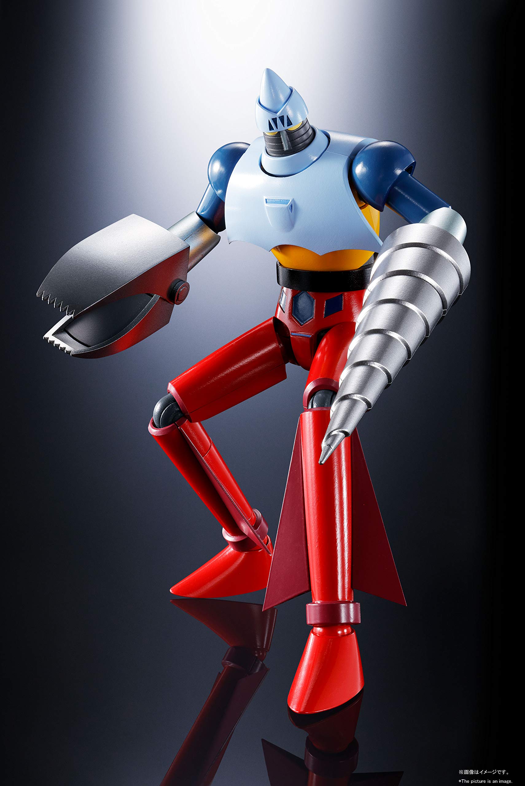 Bandai Soul of Chogokin GX-91 Getter Robo (TV Anime Ver.) Getter 2 & 3 D.C. Action Figure - Collectible Robot Toy for Anime Fans & Display