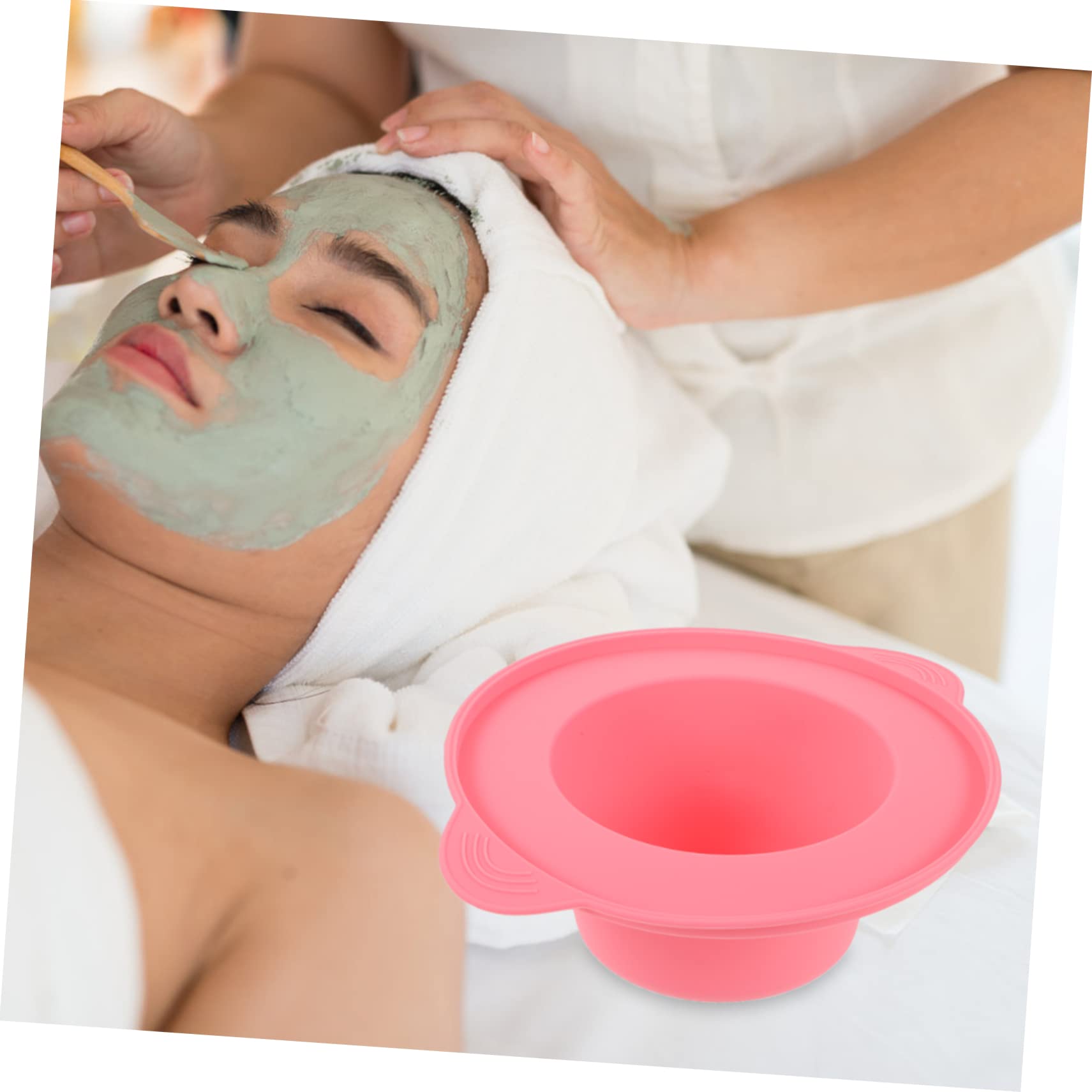 **Premium Silicone DIY Facial Mask Mixing Bowl - Heat Resistant & Anti-Slip Beauty Tool for Homemade Skincare - Perfect for Spa, Salon & At-Home Skincare Routines**