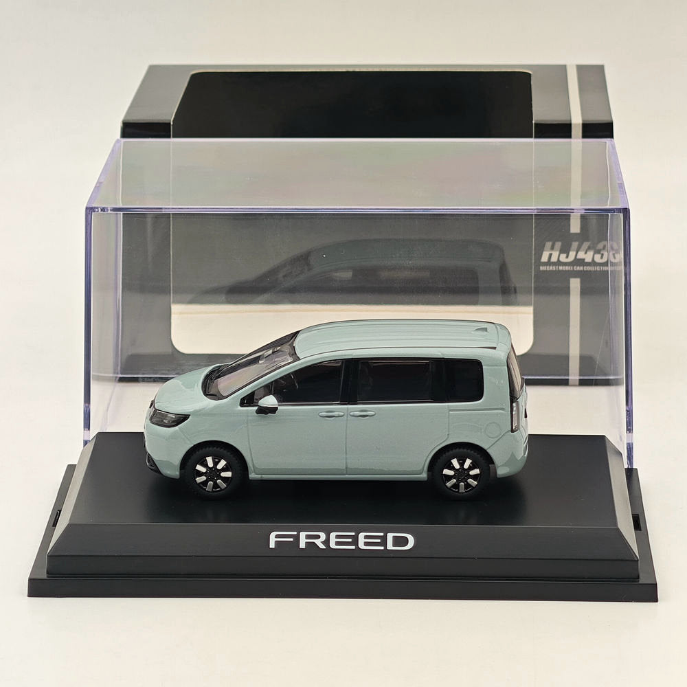 1/43 Scale Honda FREED Fjord Mist Pearl Diecast Model Car - Hobby Japan HJ431009FM - Perfect for Collectors, Display, and Gifts