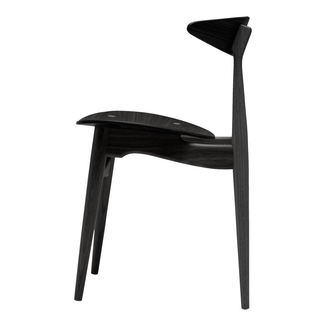 Ergonomic CH33T Wooden Chair - Comfortable & Durable Home Office Chair for Work, Study & Gaming - Solid Wood Desk Chair with Back Support
