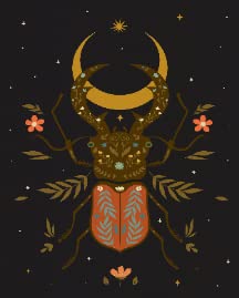 Beetle in Boho Style