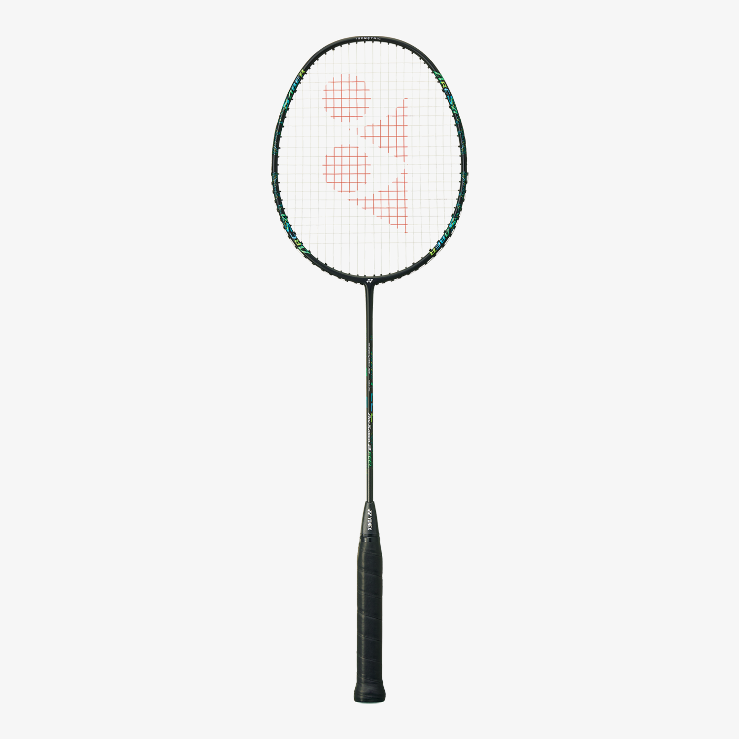 Yonex Arcsaber 2 Feel Badminton Racket (Black/Green) - Pre-Strung with High Tension for Advanced Players - Perfect for Competitive Tournaments & Training Sessions