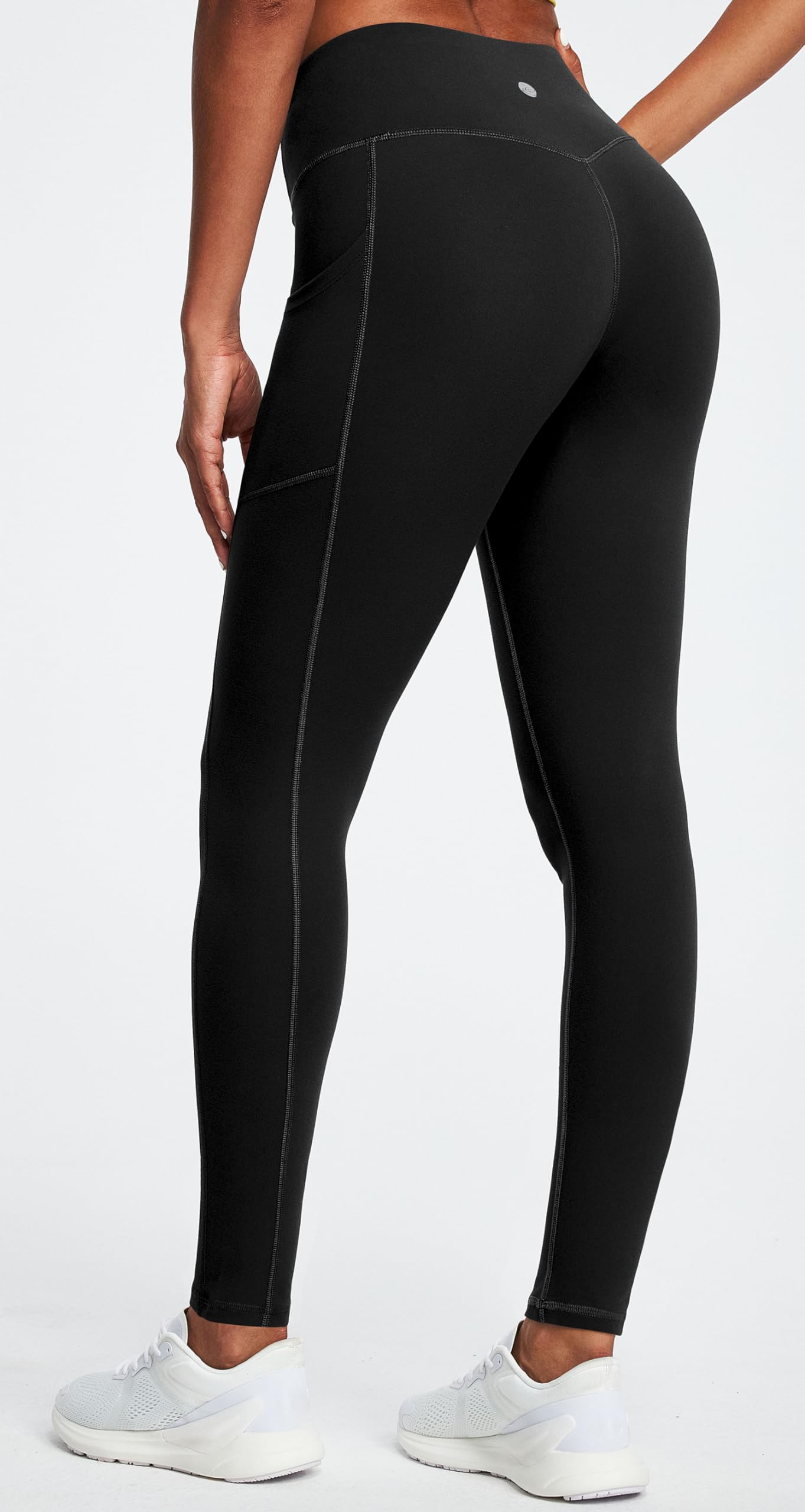 Healthyoga Women's High Waist Tummy Control Yoga Pants with Pockets - Workout Leggings for Running, Gym & Everyday Wear