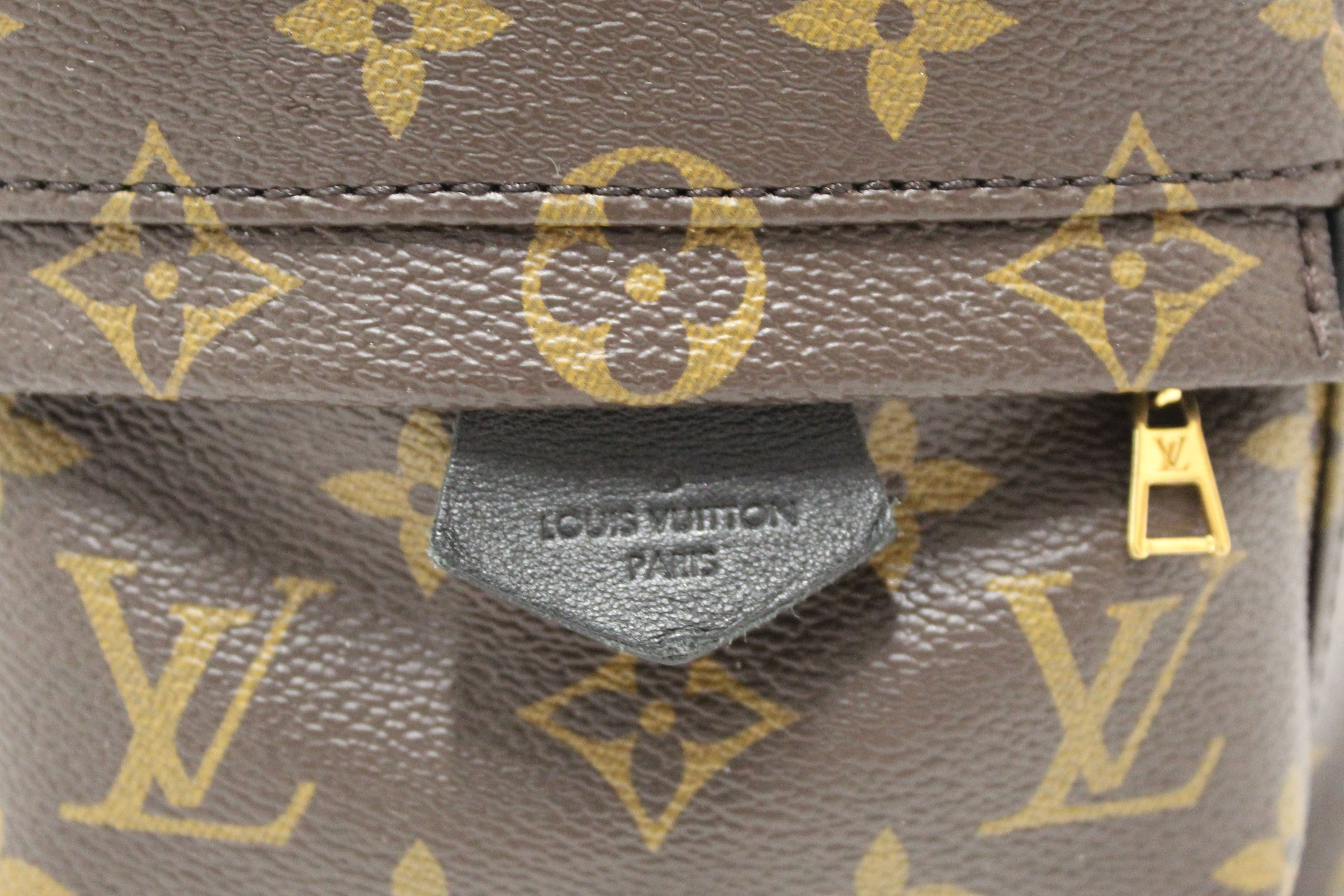 Authentic Louis Vuitton Monogram Palm Springs Mini Backpack - Luxury Designer Crossbody Bag for Women, Perfect for Travel, Shopping & Daily Use