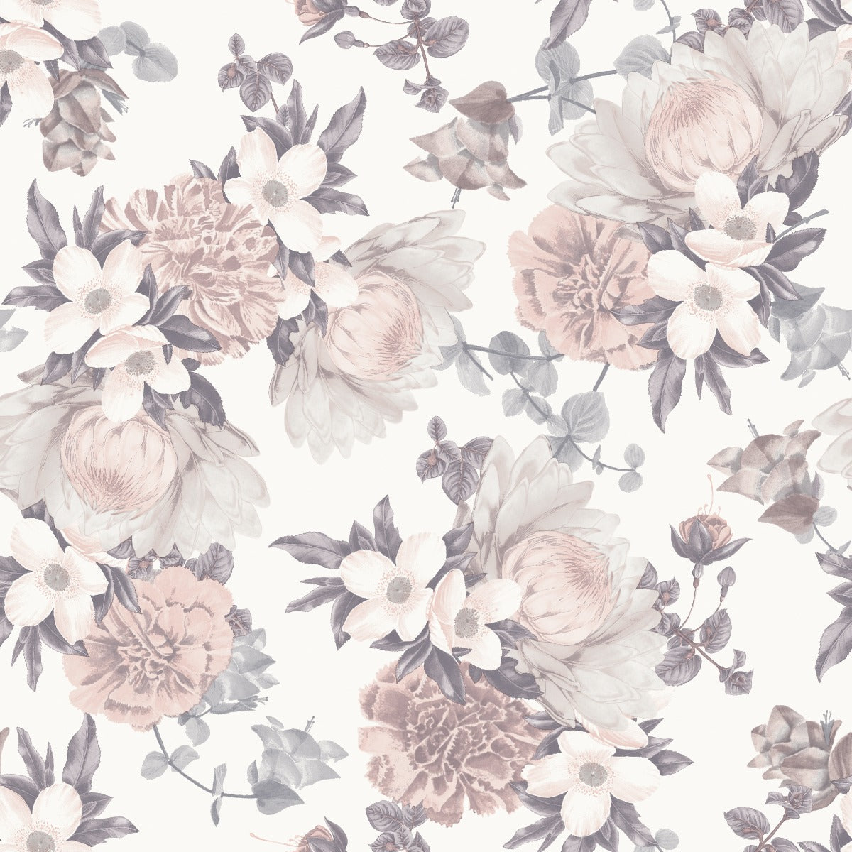 Self-Adhesive Botanical Wallpaper - Removable Peel & Stick Wall Decor for Home, Bedroom, Living Room | Easy DIY Installation, Perfect for Accent Walls & Room Makeovers