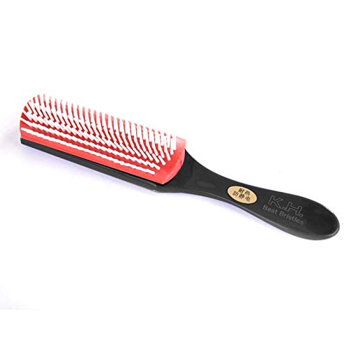 Scalp Massager Comb for Men & Women - Air Cushion Hair Brush for Dry & Wet Hair - Stress Relief & Head Massage Tool for Office Workers, Home & Salon Use (Black)
