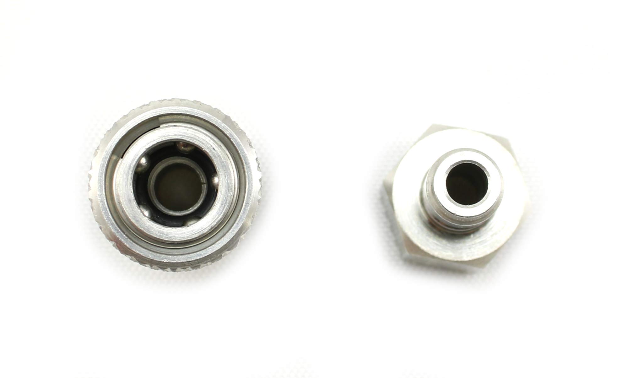 CO2 Remote Quick Disconnect Paintball Gun Hose - 1/8 NPT Stainless Steel SS V2 - Perfect for Paintball Markers & Airsoft Guns - Durable On-Field Performance