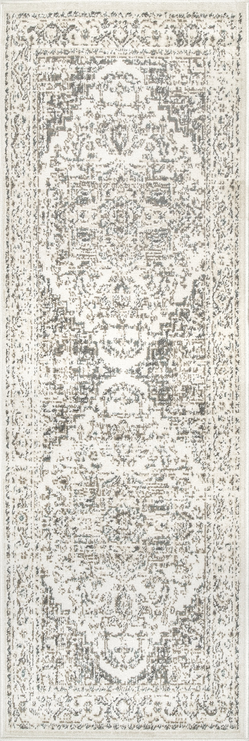 Coronet Medallion Area Rug - Cream | Elegant Persian-Inspired Design for Living Room, Bedroom & Dining Room Decor